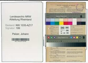 Entnazifizierung Johann Pelzer , geb. 12.05.1894 (Kaufmaennischer Angestellter)