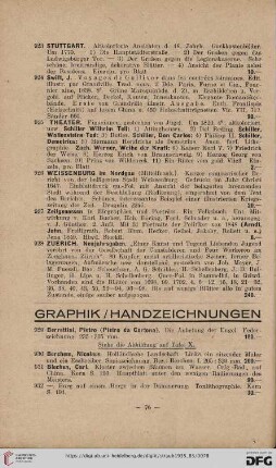 Graphik/Handzeichnungen (Nr. 929-1000)