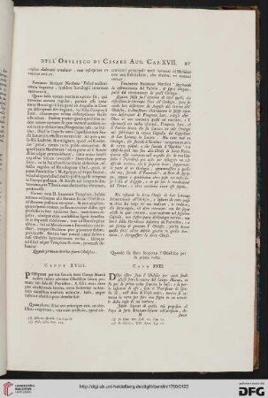 Caput XVIII / Capo XVIII