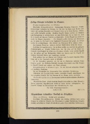 Heftige Kämpfe beiderseits der Somme.