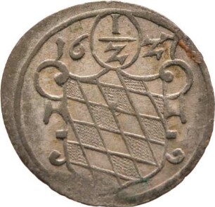 Münze, 1/2 Kreuzer, 1627