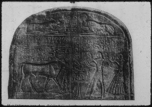 Paris, Louvre, Mundöffnung vor Osiris Apis