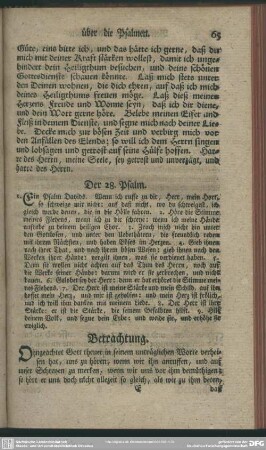 Der 28. Psalm