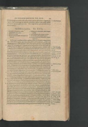 De Officio Iudicis. Tit. XVII.