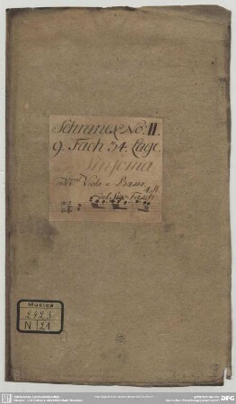 Symphonies - Mus.2423-N-21 : strings, bc - G; FaWV M:G3