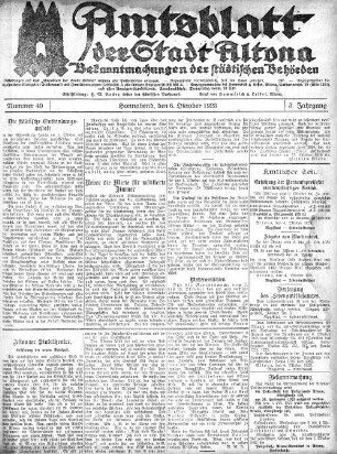 Nummer 40 : Sonnabend, den 6. Oktober 1923