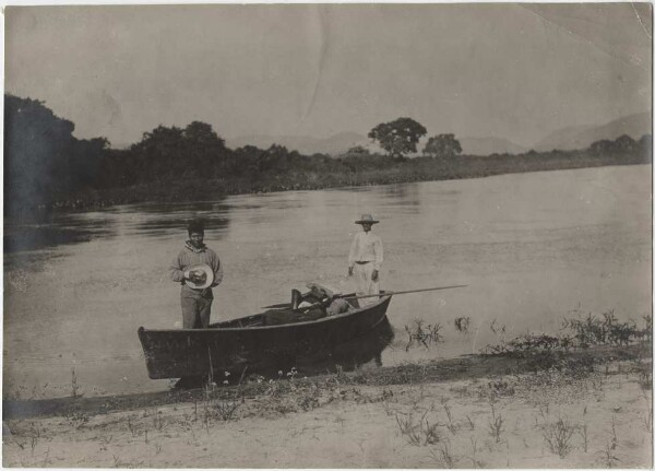 Guato companion of Max Schmidt in his boat