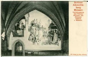 Meißen. Albrechtsburg, Verlobungszug des Prinzen Albrecht