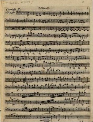 Quatuor à deux violons, alte et violoncelle