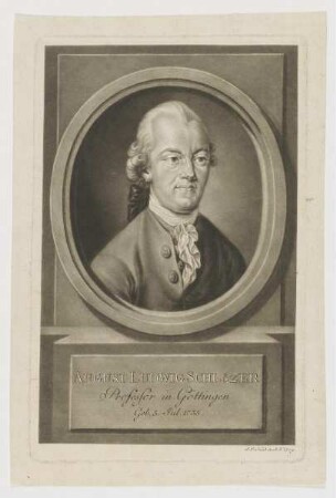 Bildnis des August Ludwig Schloezer