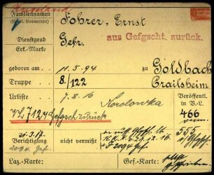 Fohrer, Ernst - Fraaß, Paul