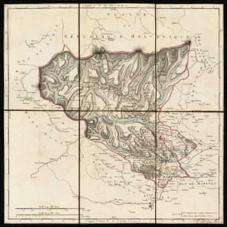 Atlas National de France en départements