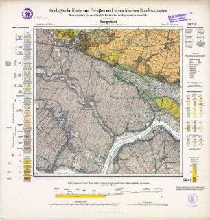 [2527] Bergedorf, Geologische Karte von Preußen und benachbarten Bundesstaaten