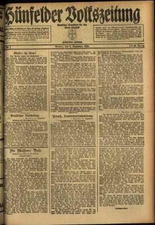 Ausgabe vom Montag, den 06. Dezember 1920.