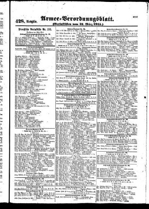 428.Ausgabe. Mittwoch, 31. März 1915