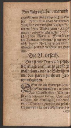 Die 21. ursach. - Die 31. Ursach.