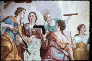 Allegorie der Ankunft des heiligen Benedikt auf dem Monte Cassino