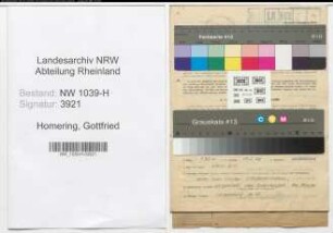 Entnazifizierung Gottfried Homering , geb. 29.03.1912 (Ingenieur)