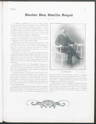 Doctor Don Emilio Sequi