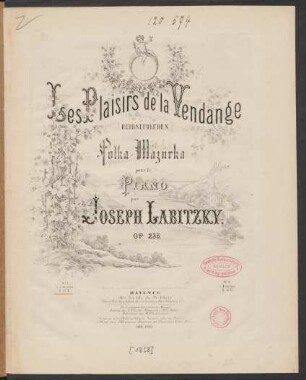 No. 1: Les plaisirs de la vendange