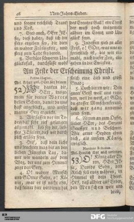 Am Feste der Erscheinung Christi.