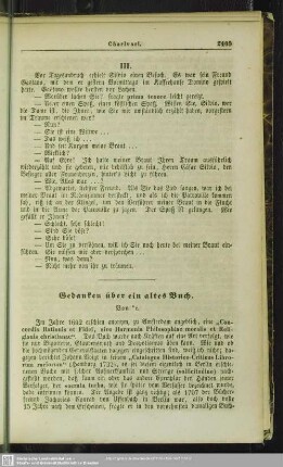 Gedanken über ein altes Buch