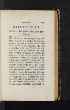 Sechstes Capitel.
