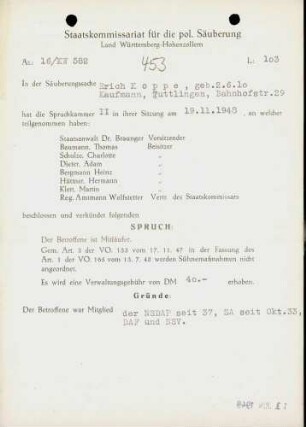 Koppe, Erich