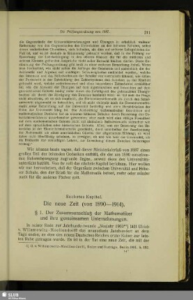 Sechstes Kapitel. Die neue Zeit (von 1890–1914)