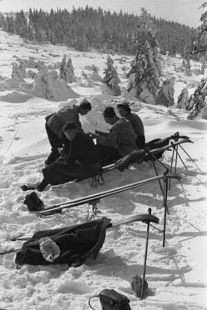Wintersport im Schwarzwald.