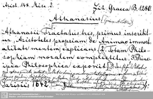 Literatura Graeca B 1280