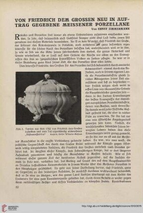 2: Von Friedrich dem Grossen neu in Auftrag gegebene Meissener Porzellane