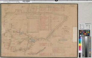 Herten (Herten), Teilung der Restparzellen der 1811 geteilten Hertener Gemeinheiten, Brouillonkarte Bl.1