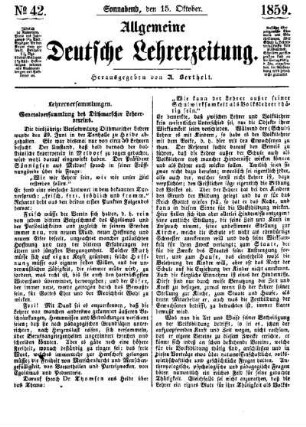 Lehrerversammlungen. Generalversammlung des Dithmarscher Lehrervereins