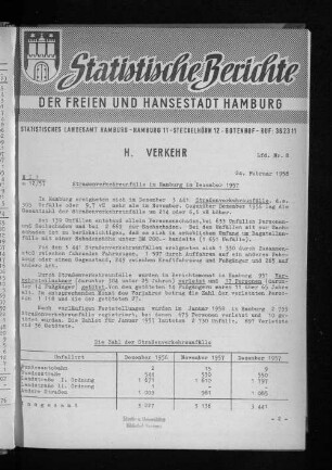 Straßenverkehrsunfälle in Hamburg im Dezember 1957 : Lfd. Nr. 8