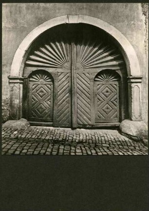 Lange Straße 6, Tor mit 2 Türen, 1796