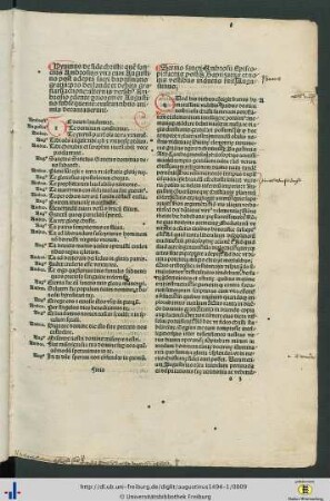 Sermo sancti Ambrosij mit handschriftlichen Eintragungen