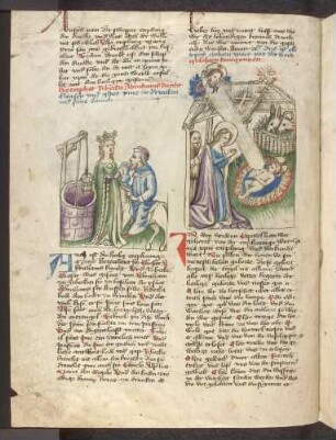 Rebekka und Elieser am Brunnen (Kapitel 7); Geburt Christi (Kapitel 8)