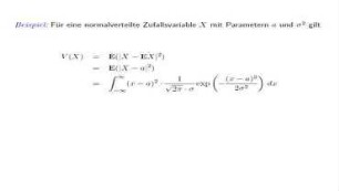 Erwartungswert und Zufallvariable