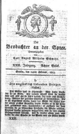 8. Stueck, 24. Februar 1823