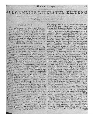 Rieger, G. H.: Predigten aus besondern Veranlassungen und mit Rücksicht auf die Zeitumstände. Stuttgart: Metzler 1797