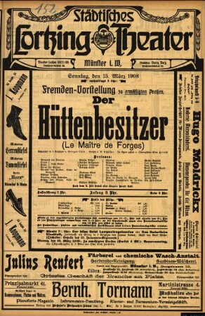 Der Hüttenbesitzer (le Maître de Forges)