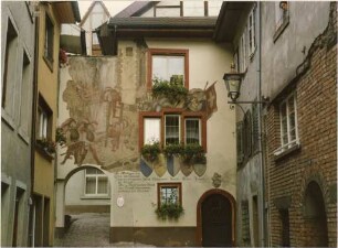 Sgraffito am Haus Schnitzer