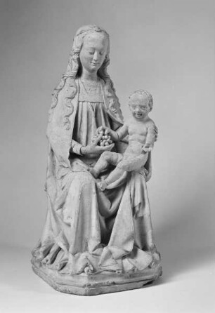 Thronende Madonna mit Kind