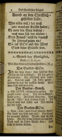 I. Grund der Seeligkeit.
