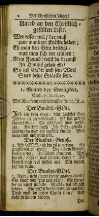 I. Grund der Seeligkeit.