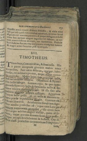 XIII. Timotheus