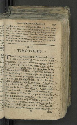 XIII. Timotheus