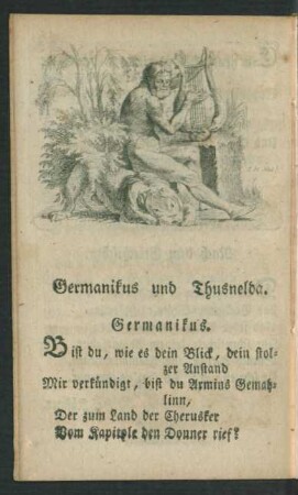 Germanikus und Thusnelda.