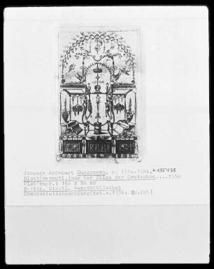 Blatt aus der Folge der Grotesken